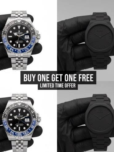 Combo Deal | Rolex Gmt Master II Master Quality Batman Edition  + Black Arabic Aura